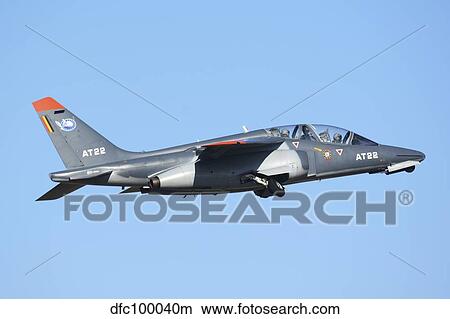 Belgian Air Force Alpha Jet taking off. View Large Photo Image Picture - Belgian Air Force Alpha Jet taking off.. Fotosearch