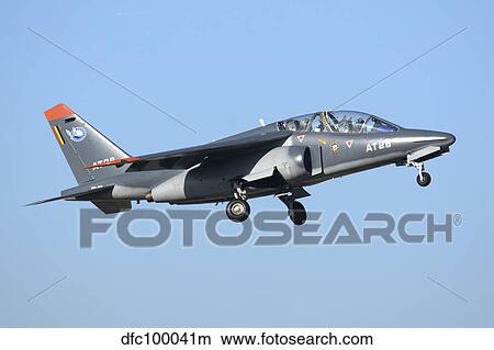 Belgian Air Force Alpha Jet taking off. View Large Photo Image Picture - Belgian Air Force Alpha Jet taking off.. Fotosearch