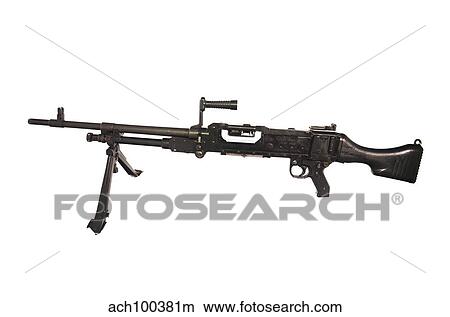 Belgian FN MAG 7. 62mm general purpose machine gun. View Large Photo Image Picture - Belgian FN MAG 7. 62mm general purpose machine gun.. Fotosearch