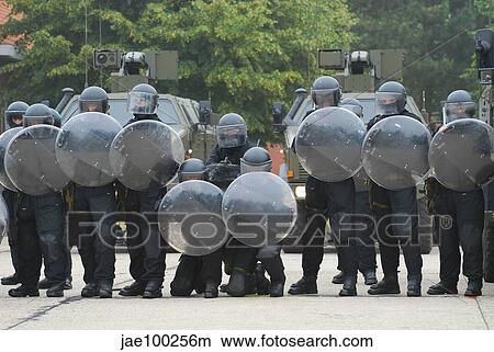 Belgian Infantry soldiers training in crowd and riot control. View Large Photo Image Picture - Belgian Infantry soldiers training in crowd and riot control.. Fotosearch
