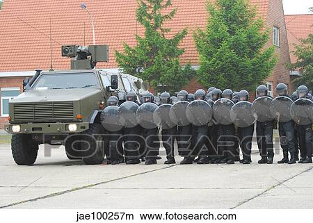 Belgian Infantry soldiers training in crowd and riot control. View Large Photo Image Picture - Belgian Infantry soldiers training in crowd and riot control.. Fotosearch