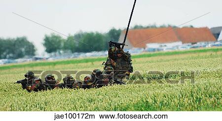 Belgian paracommandos entering the scene during an evacuation training session. View Large Photo Image Picture - Belgian paracommandos entering the scene during an evacuation training session.. Fotosearch