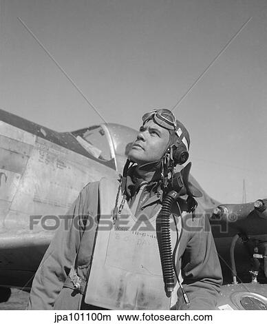 Benjamin Oliver Davis, Jr., commander of the Tuskegee Airmen. View Large Photo Image Picture - Benjamin Oliver Davis, Jr., commander of the Tuskegee Airmen.. Fotosearch