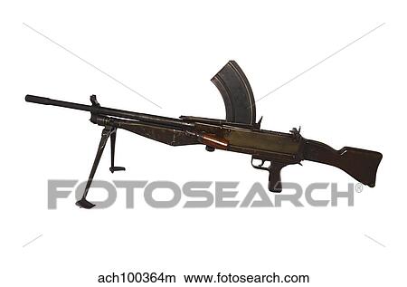 BESAL light machine gun. View Large Photo Image Picture - BESAL light machine gun.. Fotosearch