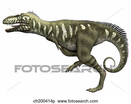 Bistahieversor dinosaur. View Large Illustration Stock Illustration - Bistahieversor dinosaur.. Fotosearch