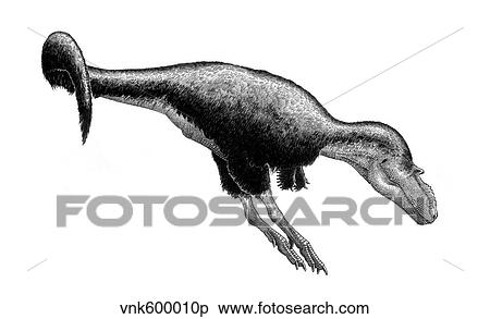 Black ink drawing of Gorgosaurus libratus. View Large Illustration Stock Illustration - Black ink drawing of Gorgosaurus libratus.. Fotosearch