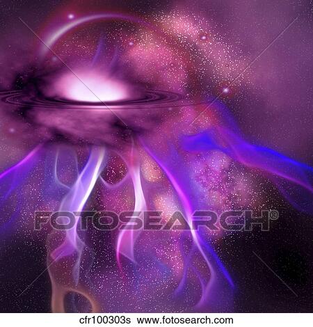 Stock Illustration - Blushing Nebula. Fotosearch