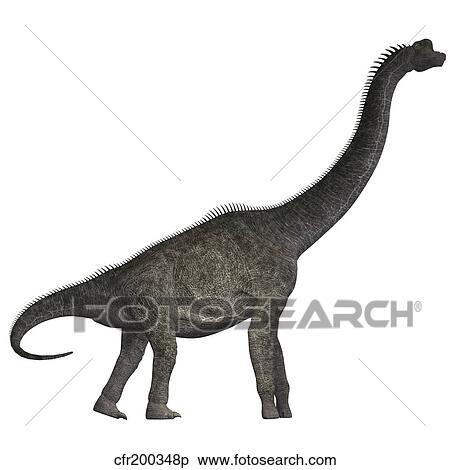 Stock Illustration - Brachiosaurus dinosaur.. Fotosearch