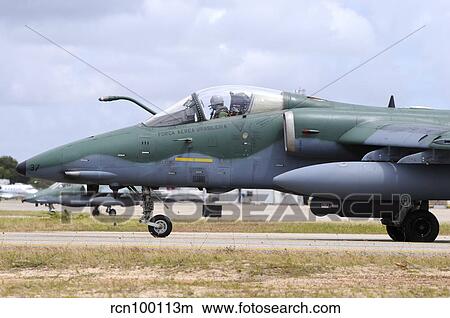 Brazilian Air Force A-1A (AMX) taxiing at Natal Air Force Base. View Large Photo Image Picture - Brazilian Air Force A-1A (AMX) taxiing at Natal Air Force Base.. Fotosearch