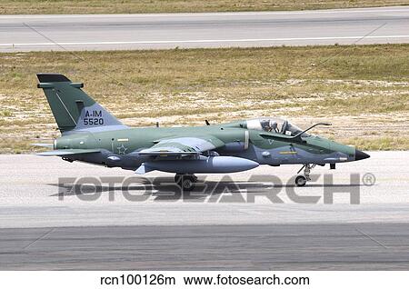 Brazilian Air Force A-1M (AMX) taxiing at Natal Air Force Base, Brazil. View Large Photo Image Picture - Brazilian Air Force A-1M (AMX) taxiing at Natal Air Force Base, Brazil.. Fotosearch