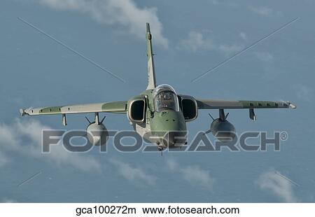 Brazilian Air Force AMX in flight over Brazil. View Large Photo Image Picture - Brazilian Air Force AMX in flight over Brazil.. Fotosearch