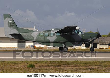 Brazilian Air Force C-98 taking off from Natal Air Force Base, Brazil. View Large Photo Image Picture - Brazilian Air Force C-98 taking off from Natal Air Force Base, Brazil.. Fotosearch