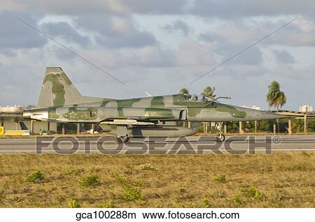 Brazilian Air Force F-5 at Natal Air Force Base, Brazil. View Large Photo Image Picture - Brazilian Air Force F-5 at Natal Air Force Base, Brazil.. Fotosearch