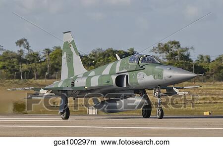 Picture - Brazilian Air Force F-5 at Natal Air Force Base, Brazil.. Fotosearch