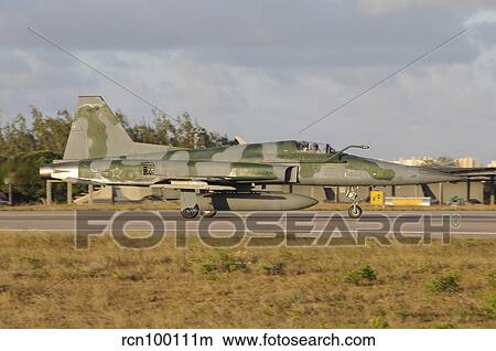 Brazilian Air Force F-5EM taxiing at Natal Air Force Base, Brazil. View Large Photo Image Picture - Brazilian Air Force F-5EM taxiing at Natal Air Force Base, Brazil.. Fotosearch