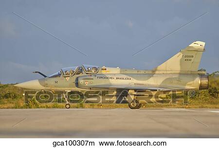 Brazilian Air Force Mirage 2000 at Natal Air Force Base, Brazil. View Large Photo Image Picture - Brazilian Air Force Mirage 2000 at Natal Air Force Base, Brazil.. Fotosearch