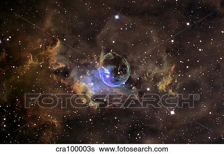 Stock Photograph - Bubble nebula. Fotosearch