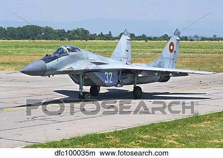 Bulgarian Air Force MiG-29 Fulcrum. View Large Photo Image Picture - Bulgarian Air Force MiG-29 Fulcrum.. Fotosearch