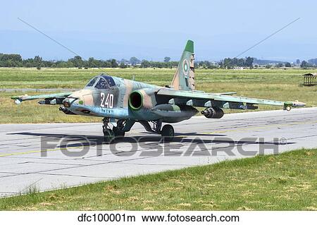 Bulgarian Air Force Sukhoi Su-25K aircraft. View Large Photo Image Picture - Bulgarian Air Force Sukhoi Su-25K aircraft.. Fotosearch