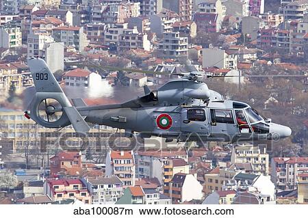 Bulgarian Navy Eurocopter AS-565MB Panther over Varna, Bulgaria. View Large Photo Image Picture - Bulgarian Navy Eurocopter AS-565MB Panther over Varna, Bulgaria.. Fotosearch