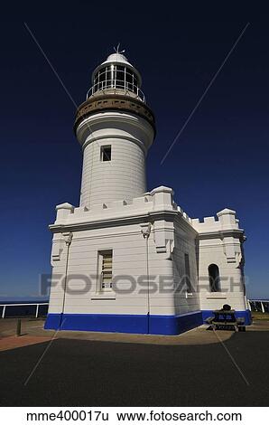 Stock Photograph - Byron Bay lighthouse, Byron Bay, Australia.. Fotosearch