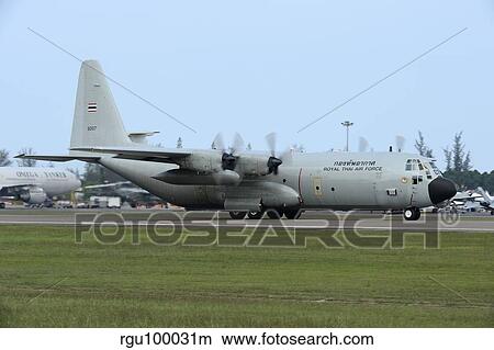 C-130J Super Hercules of the Royal Thai Air Force. View Large Photo Image Picture - C-130J Super Hercules of the Royal Thai Air Force.. Fotosearch