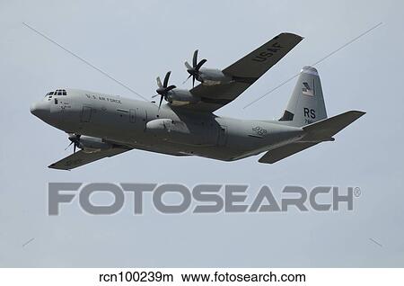 C-130J Super Hercules of U. S. Air Forces Europe. View Large Photo Image Picture - C-130J Super Hercules of U. S. Air Forces Europe.. Fotosearch