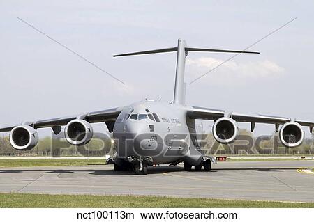 C-17 Globemaster III of the Royal Air Force. View Large Photo Image Picture - C-17 Globemaster III of the Royal Air Force.. Fotosearch