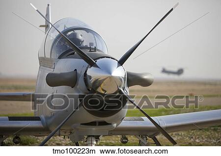 Picture - Camp Speicher, Iraq - U. S. Air Force pilots in an Iraqi Air Force T-6 Texan trainer aircraft.. Fotosearch