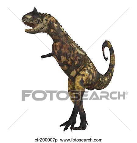 Stock Illustration - Carnotaurus dinosaur. Fotosearch
