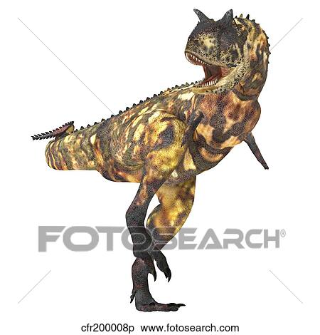 Stock Illustration - Carnotaurus dinosaur. Fotosearch