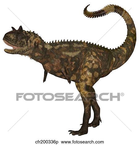 Stock Illustration - Carnotaurus dinosaur.. Fotosearch