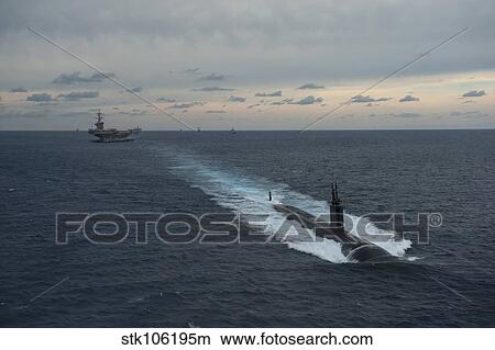 Carrier Strike Group formation of ships in the Bay of Bengal. View Large Photo Image Picture - Carrier Strike Group formation of ships in the Bay of Bengal.. Fotosearch