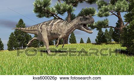 Ceratosaurus hunting for its next meal. View Large Illustration Stock Illustration - Ceratosaurus hunting for its next meal.. Fotosearch