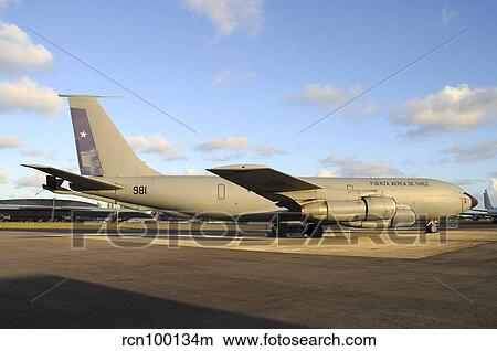 Chilean Air Force Boeing KC-135 Stratotanker. View Large Photo Image Picture - Chilean Air Force Boeing KC-135 Stratotanker.. Fotosearch