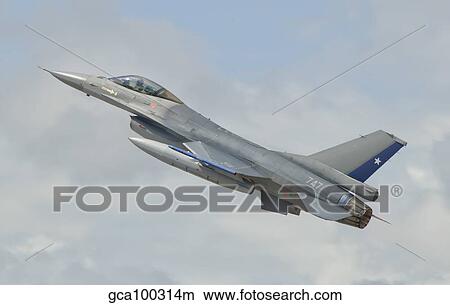 Chilean Air Force F-16 taking off from Natal Air Force Base, Brazil. View Large Photo Image Picture - Chilean Air Force F-16 taking off from Natal Air Force Base, Brazil.. Fotosearch