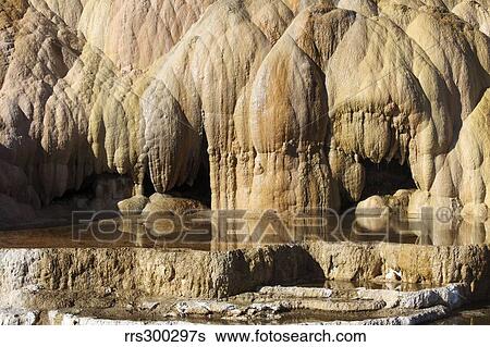 Cleopatra Terrace, Mammoth Hot Springs geothermal area, Yellowstone National Park. View Large Photo Image Stock Photograph - Cleopatra Terrace, Mammoth Hot Springs geothermal area, Yellowstone National Park.. Fotosearch