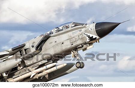 Close-up of an Italian Air Force Panavia Tornado ECR. View Large Photo Image Picture - Close-up of an Italian Air Force Panavia Tornado ECR.. Fotosearch