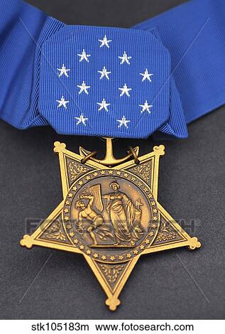 Close-up of the Medal of Honor award. View Large Photo Image Picture - Close-up of the Medal of Honor award.. Fotosearch