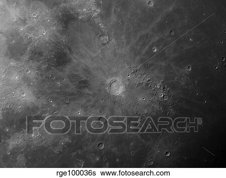 Close-up view of Copernicus, an impact crater on the moon. View Large Photo Image Stock Photograph - Close-up view of Copernicus, an impact crater on the moon.. Fotosearch