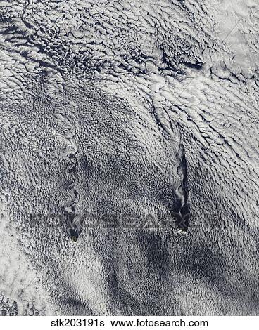 Clouds over the Juan Fernandez Islands form into vortices. View Large Photo Image Stock Photograph - Clouds over the Juan Fernandez Islands form into vortices.. Fotosearch