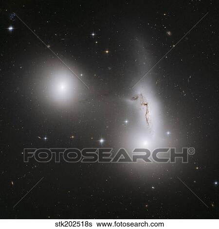 Cluster of Interacting Galaxies. View Large Photo Image Stock Photograph - Cluster of Interacting Galaxies.. Fotosearch