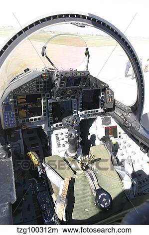 Picture - Cockpit view of a Eurofighter Typhoon.. Fotosearch