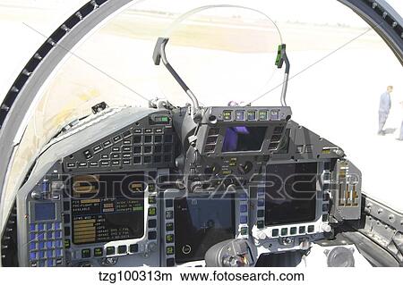 Picture - Cockpit view of a Eurofighter Typhoon.. Fotosearch