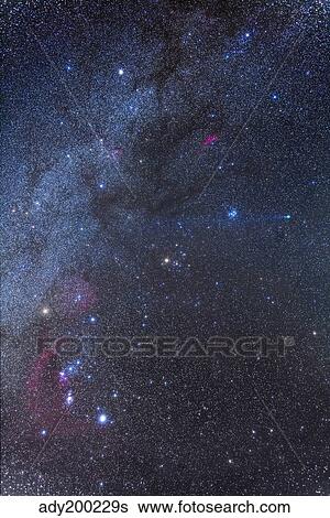 Comet Lovejoy in the winter sky. View Large Photo Image Stock Photograph - Comet Lovejoy in the winter sky.. Fotosearch