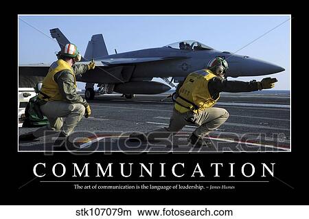 Picture - Communication: Inspirational Quote and Motivational Poster. Fotosearch