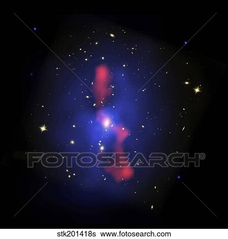Composite image of a galaxy cluster. View Large Photo Image Stock Photograph - Composite image of a galaxy cluster.. Fotosearch