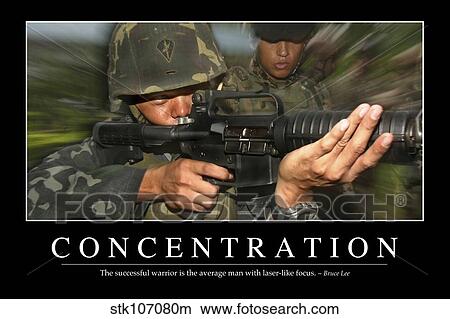 Concentration: Inspirational Quote and Motivational Poster View Large Photo Image Picture - Concentration: Inspirational Quote and Motivational Poster. Fotosearch