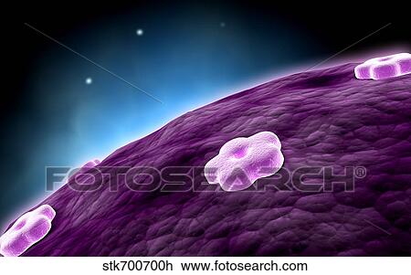 Conceptual image of cell nucleus. View Large Illustration Drawing - Conceptual image of cell nucleus.. Fotosearch