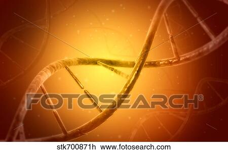 Conceptual image of DNA. View Large Illustration Drawing - Conceptual image of DNA.. Fotosearch